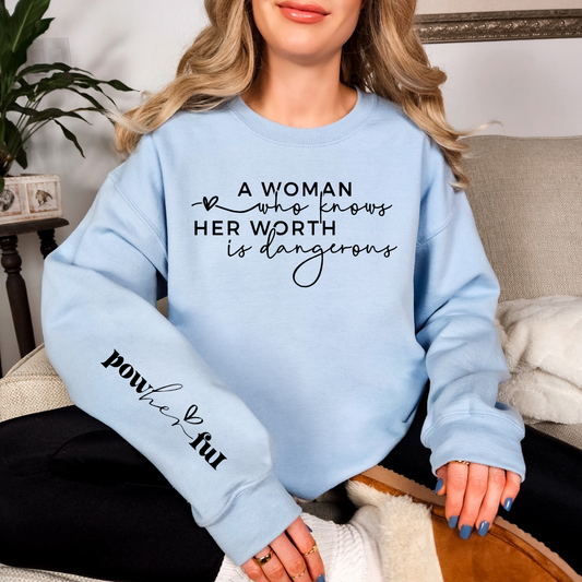 Her Worth Crewneck PREORDER