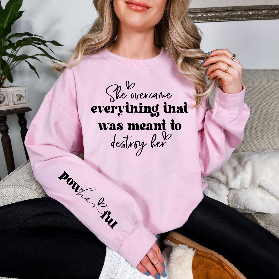 She Overcame Crewneck PREORDER